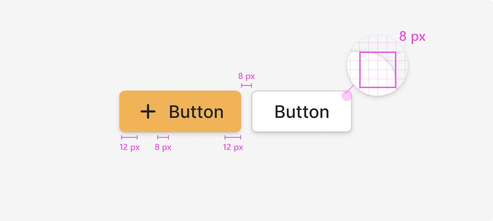 8px grid and spacing system