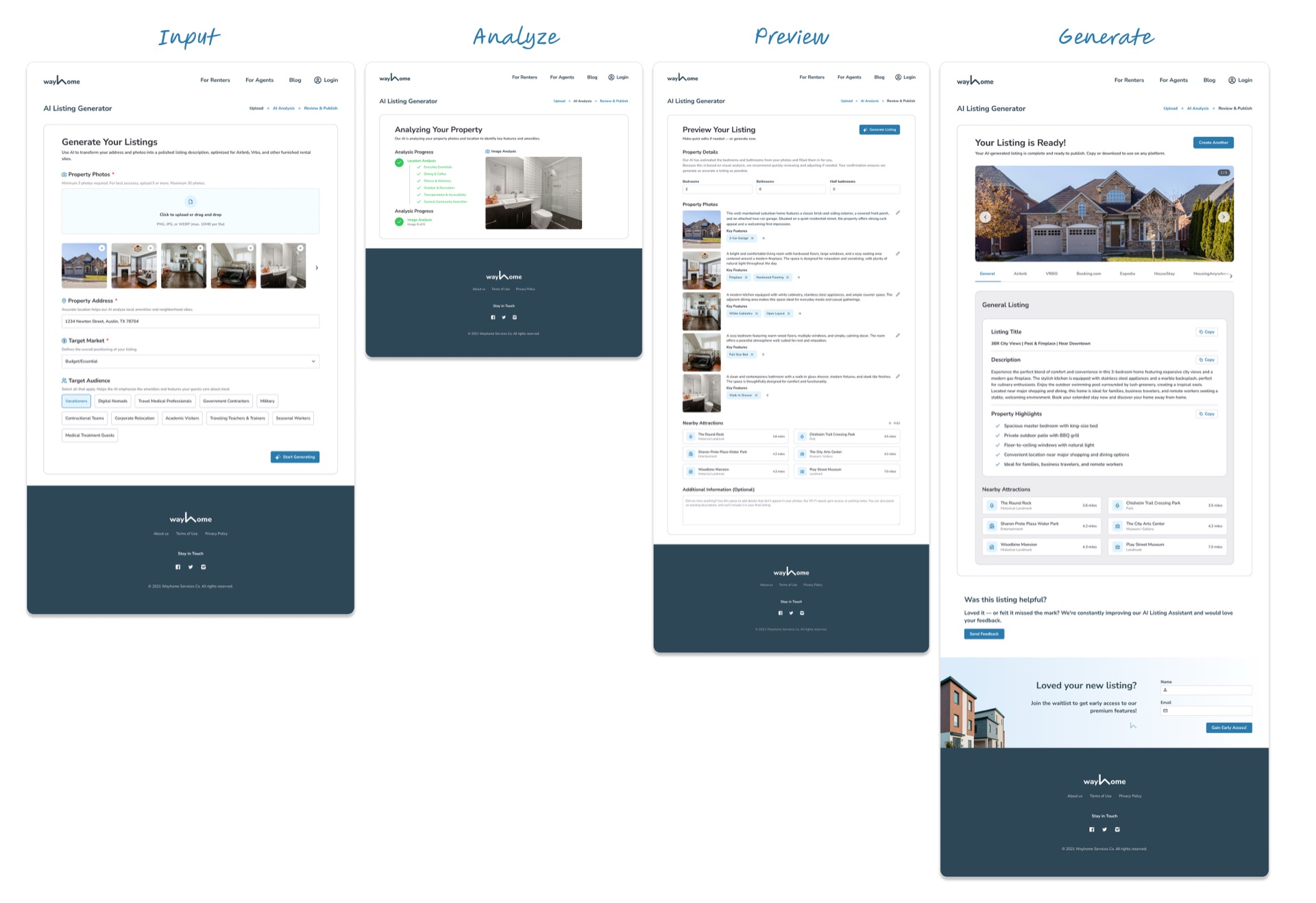 Final desktop version of the AI listing generator